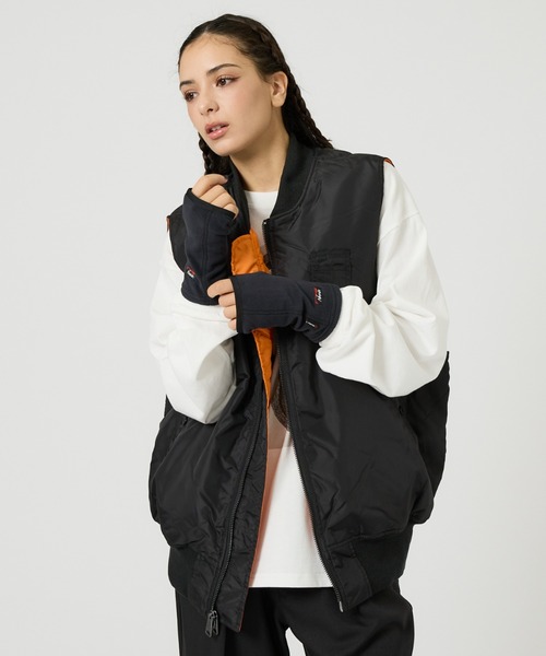 ALPHA / アルファ】MA-1 RELAXED FIT VEST / リラックスフィット MA-1