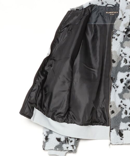 F-LAGSTUF-F（フラグスタフ）の「CHOCOCAMO FLEECE BOA JACKET（ニット/セーター・メンズ・グレー系カモフラージュ/カモフラージュ・MEDIUM/X-LARGE/LARGE）」の4枚目の写真
