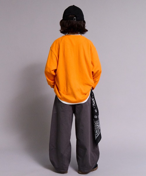 PAIRMANON STREET(ペアマノンストリート)の「【90-160cm】綿100% ツイル カーブシルエット パンツ【PAIRMANON STREET】(その他パンツ・キッズ・ブラック/ブラウン/ベージュ/ライトグレー/チャコールグレー/アイボリー・140/130/90/160/150/120/100/110)」の11枚目の写真