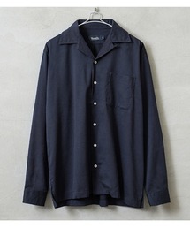 WAIPER.inc（ワイパーインク）の「WAIPER.inc コットンレーヨン オープンカラー L/Sシャツ ソリッドカラー（シャツ/ブラウス）」