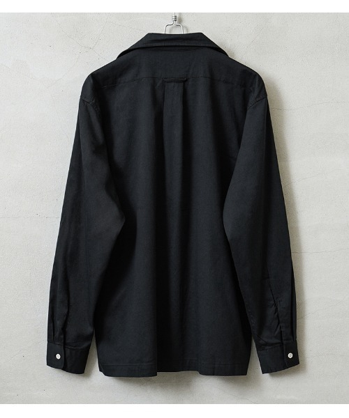 WAIPER.inc(ワイパーインク)の「WAIPER.inc コットンレーヨン オープンカラー L/Sシャツ ソリッドカラー(シャツ/ブラウス・メンズ・ネイビー/ブラック/ナチュラル/ブラウン・L/M/XL)」の18枚目の写真