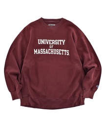 【USED】Y2K Champion “UNIVERSITY OF MASSACHUSETTS” リバースウィーブ スウェット