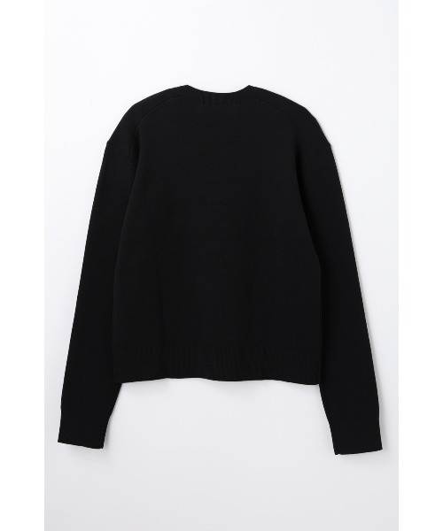 ENFOLD(エンフォルド)の「STANDARD PULLOVER(ニット/セーター・レディース・チャコールグレー/ブラック・38)」の3枚目の写真