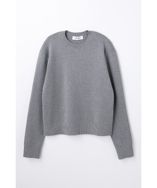 ENFOLD(エンフォルド)の「STANDARD PULLOVER(ニット/セーター・レディース・チャコールグレー/ブラック・38)」の4枚目の写真