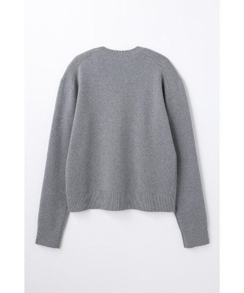 ENFOLD(エンフォルド)の「STANDARD PULLOVER(ニット/セーター・レディース・チャコールグレー/ブラック・38)」の5枚目の写真