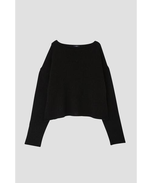 YLEVE(イレーヴ)の「YLEVE / WOOL SILK KN P/O(ニット/セーター・レディース・ブラック/ネイビー・1)」の17枚目の写真