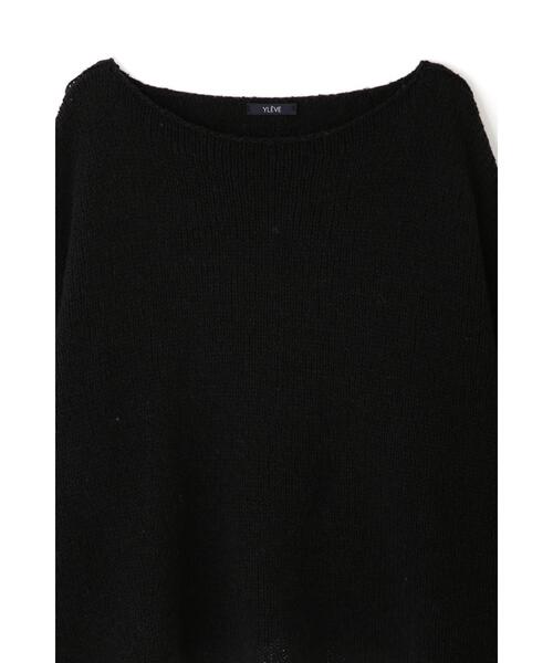 YLEVE(イレーヴ)の「YLEVE / WOOL SILK KN P/O(ニット/セーター・レディース・ブラック/ネイビー・1)」の19枚目の写真