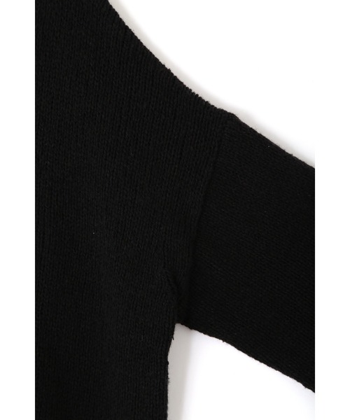 YLEVE(イレーヴ)の「YLEVE / WOOL SILK KN P/O(ニット/セーター・レディース・ブラック/ネイビー・1)」の7枚目の写真