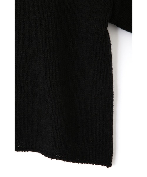 YLEVE(イレーヴ)の「YLEVE / WOOL SILK KN P/O(ニット/セーター・レディース・ブラック/ネイビー・1)」の9枚目の写真