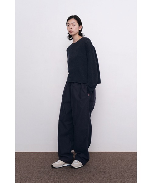 YLEVE(イレーヴ)の「YLEVE / WOOL SILK KN P/O(ニット/セーター・レディース・ブラック/ネイビー・1)」の11枚目の写真