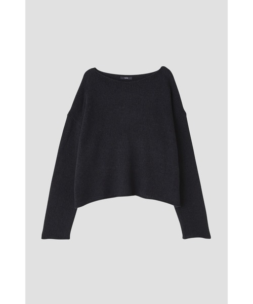 YLEVE(イレーヴ)の「YLEVE / WOOL SILK KN P/O(ニット/セーター・レディース・ブラック/ネイビー・1)」の14枚目の写真