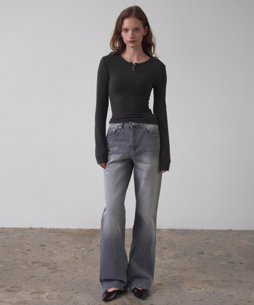 SSIN AND LEE(シンアンドリー)の「ヘイリー ウォッシュドデニムパンツ グレー(デニムパンツ・レディース・その他・SMALL/MEDIUM)」の7枚目の写真