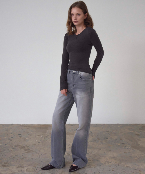 SSIN AND LEE(シンアンドリー)の「ヘイリー ウォッシュドデニムパンツ グレー(デニムパンツ・レディース・その他・SMALL/MEDIUM)」の9枚目の写真
