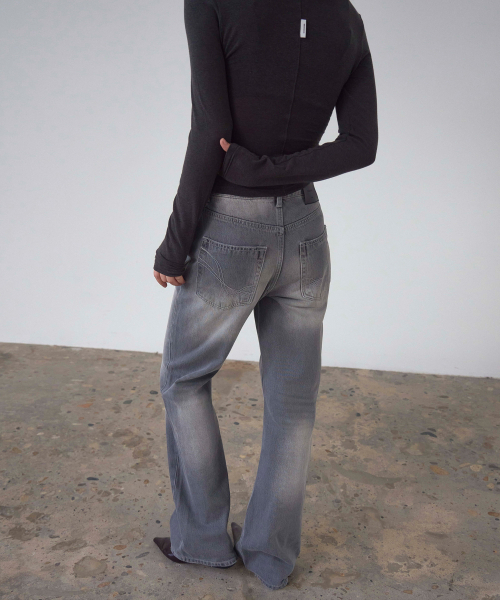 SSIN AND LEE(シンアンドリー)の「ヘイリー ウォッシュドデニムパンツ グレー(デニムパンツ・レディース・その他・SMALL/MEDIUM)」の12枚目の写真