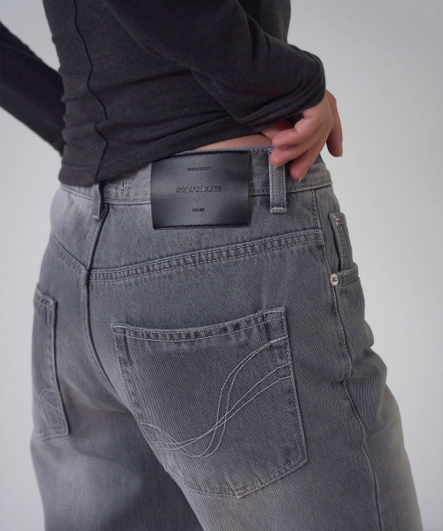 SSIN AND LEE(シンアンドリー)の「ヘイリー ウォッシュドデニムパンツ グレー(デニムパンツ・レディース・その他・SMALL/MEDIUM)」の14枚目の写真