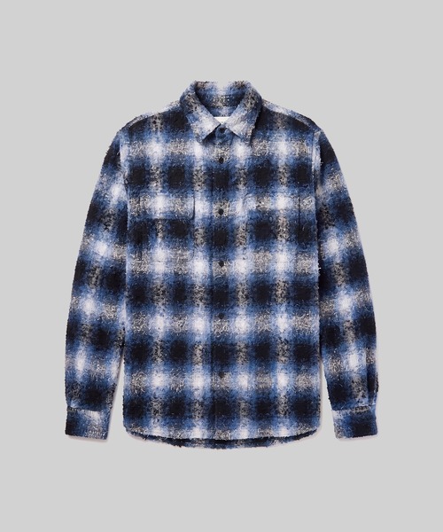 KOZABURO(コウザブロウ)の「【KOZABURO】BOXY FIT FLAP POCKET SHIRTS(シャツ/ブラウス・メンズ・ブラック/ブルー・2/3)」の2枚目の写真