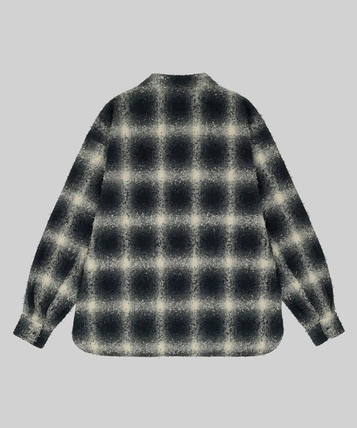 KOZABURO(コウザブロウ)の「【KOZABURO】BOXY FIT FLAP POCKET SHIRTS(シャツ/ブラウス・メンズ・ブラック/ブルー・2/3)」の3枚目の写真