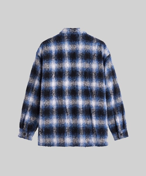 KOZABURO(コウザブロウ)の「【KOZABURO】BOXY FIT FLAP POCKET SHIRTS(シャツ/ブラウス・メンズ・ブラック/ブルー・2/3)」の4枚目の写真
