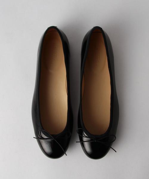 BEAUTY&YOUTH UNITED ARROWS(ビューティーアンドユースユナイテッドアローズ)の「BY エナメルバレエシューズ2◆(バレエシューズ・レディース・シルバー/ブラック・37/35/36h/37h/35h/38/36)」の3枚目の写真