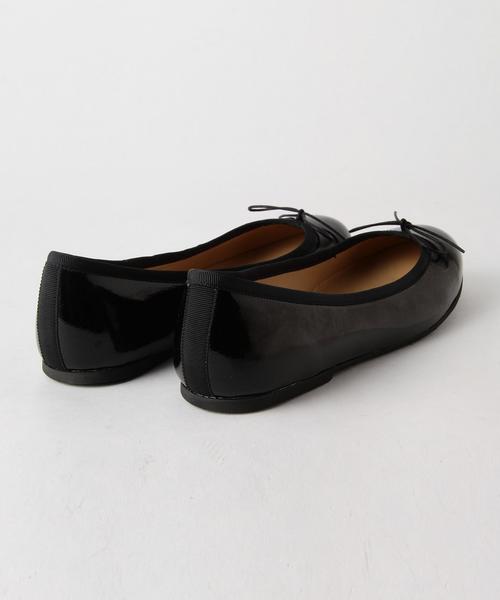 BEAUTY&YOUTH UNITED ARROWS(ビューティーアンドユースユナイテッドアローズ)の「BY エナメルバレエシューズ2◆(バレエシューズ・レディース・シルバー/ブラック・37/35/36h/37h/35h/38/36)」の6枚目の写真