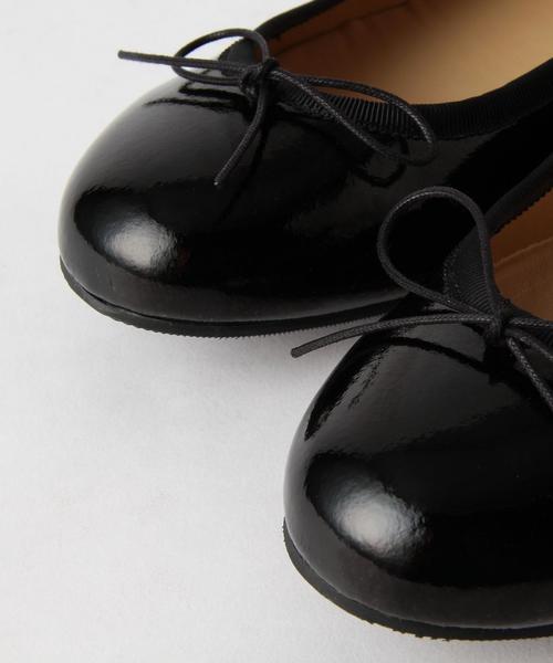 BEAUTY&YOUTH UNITED ARROWS(ビューティーアンドユースユナイテッドアローズ)の「BY エナメルバレエシューズ2◆(バレエシューズ・レディース・シルバー/ブラック・37/35/36h/37h/35h/38/36)」の7枚目の写真