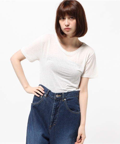 MOUSSY（マウジー）の「R/L SUMMER TEE J（Tシャツ/カットソー・レディース・ホワイト/レッド/ブラック系その他・FREE）」の11枚目の写真