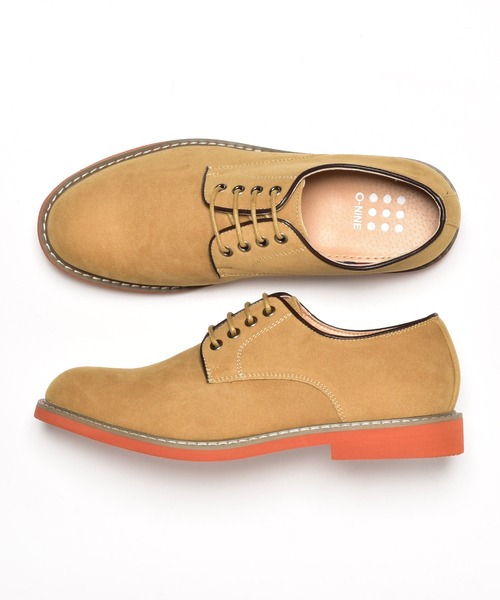 nakamura shoes 革靴　レースアップシューズ　ベージュ　スエード 値下げ】nakamura スエードレースアップシューズ ベージュ