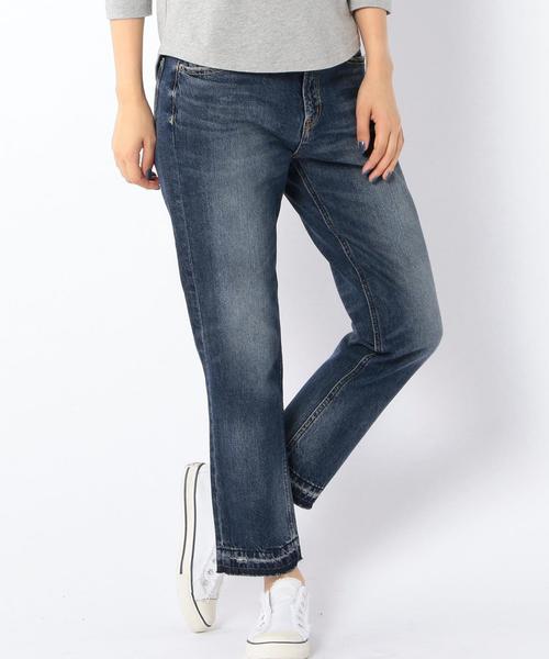 coen（コーエン）の「CONE DENIMクロップドスリムデニムパンツ（デニムパンツ・レディース・ダークグレー/コバルトブルー/ホワイト/ブラック・MEDIUM/LARGE/SMALL）」の5枚目の写真