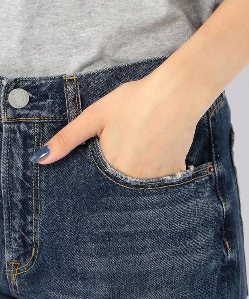 coen(コーエン)の「CONE DENIMクロップドスリムデニムパンツ(デニムパンツ・レディース・ダークグレー/コバルトブルー/ブラック/ホワイト・MEDIUM/SMALL/LARGE)」の20枚目の写真