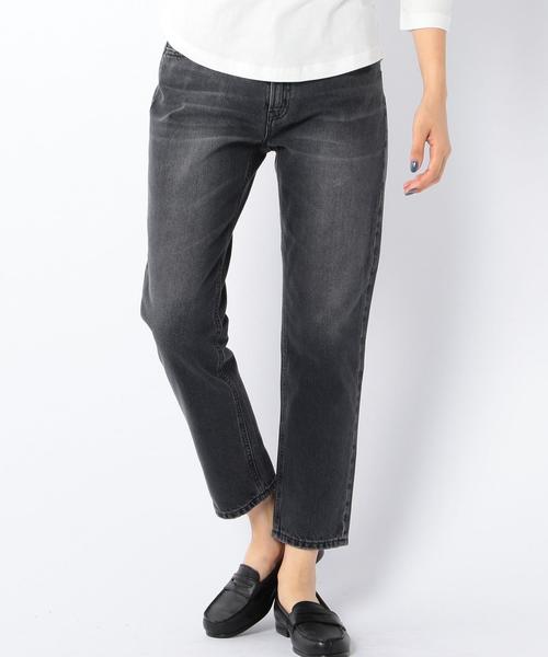 coen（コーエン）の「CONE DENIMクロップドスリムデニムパンツ（デニムパンツ・レディース・ダークグレー/コバルトブルー/ホワイト/ブラック・MEDIUM/LARGE/SMALL）」の17枚目の写真