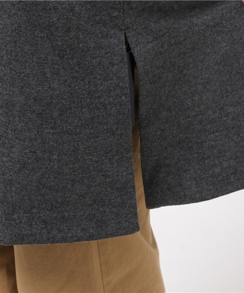 SHIPS for women（シップスフォーウィメン）の「ジャージーガウンロングコート（チェスターコート・レディース・キャメル/グレー・36/38）」の11枚目の写真