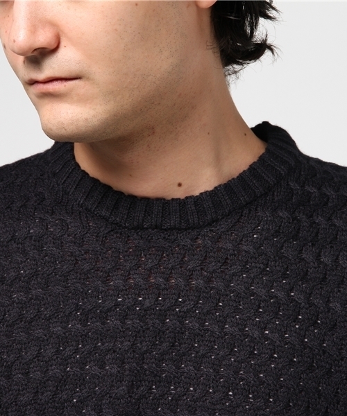 ikka（イッカ）の「グラデーションニットプルオーバー（ニット/セーター・メンズ・オリーブ/ライトグレー/ネイビー・LARGE/MEDIUM/X-LARGE）」の14枚目の写真