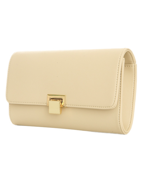 PourVous（プールヴー）の「スクエアロッククラッチバック 同窓会 結婚式 オケージョン 二次会（クラッチバッグ・レディース・ベージュ/ブラック/グレイッシュベージュ・FREE）」の11枚目の写真