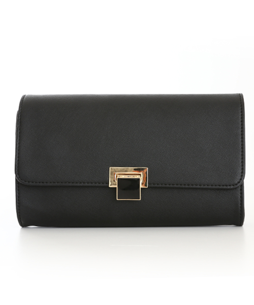 PourVous（プールヴー）の「スクエアロッククラッチバック 同窓会 結婚式 オケージョン 二次会（クラッチバッグ・レディース・ベージュ/ブラック/グレイッシュベージュ・FREE）」の16枚目の写真