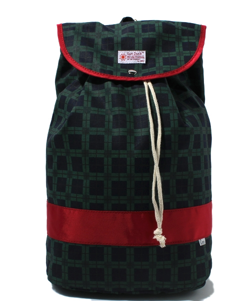coen（コーエン）の「SUN DUCK プリントデイパック（バックパック/リュック・メンズ・オリーブ/ダークグリーン/ネイビー/ブラック・フリー）」の3枚目の写真