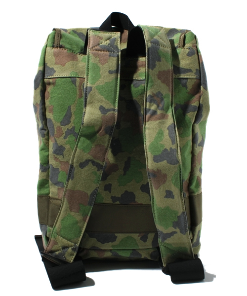 coen（コーエン）の「SUN DUCK プリントデイパック（バックパック/リュック・メンズ・オリーブ/ダークグリーン/ネイビー/ブラック・フリー）」の7枚目の写真