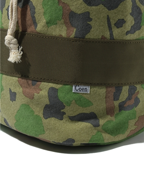 coen（コーエン）の「SUN DUCK プリントデイパック（バックパック/リュック・メンズ・オリーブ/ダークグリーン/ネイビー/ブラック・フリー）」の9枚目の写真