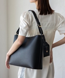 VitaFelice | 【牛革/カウレザー】ポーチ付きショルダーバッグ[sentino/センティノ] (トートバッグ)