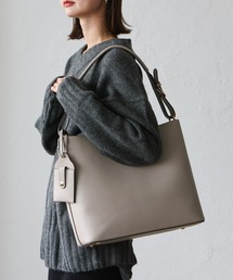 VitaFelice | 11収納ワンハンドルショルダートートバッグ オンオフ兼用 A4 通勤バッグ 通学バッグ 自立 通勤トート 【パスケース付き】(トートバッグ)