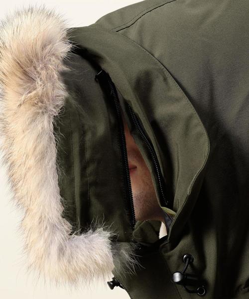CANADA GOOSE（カナダグース）の「＜CANADA GOOSE（カナダグース）＞ WYNDHAM PARKA ウィンダムパーカー/ダウンジャケット（ダウンジャケット/コート・メンズ・ブラック/オリーブ・MEDIUM/X-SMALL/LARGE/SMALL）」の15枚目の写真