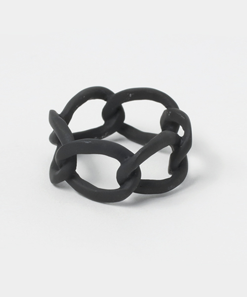 Vaya Con Dios（ヴァヤコンディオス）の「【VayaConDios/ ヴァヤコンディオス】ステンレス製ワイヤーチェーンリング（リング・メンズ・アンティークシルバー/ブラック/シルバー/ゴールド/シルバー系その他・#17/#19/#21）」の7枚目の写真