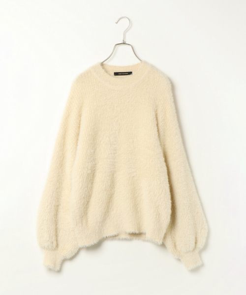 VENCEEXCHANGE(ヴァンスエクスチェンジ)の「リブシャギーニットプルオーバー (ニット/セーター・レディース・レッド/イエロー系その他/ライトパープル・MEDIUM)」の3枚目の写真