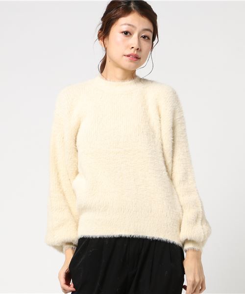 VENCEEXCHANGE(ヴァンスエクスチェンジ)の「リブシャギーニットプルオーバー (ニット/セーター・レディース・レッド/イエロー系その他/ライトパープル・MEDIUM)」の10枚目の写真