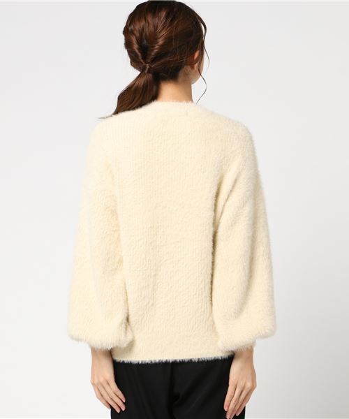 VENCEEXCHANGE(ヴァンスエクスチェンジ)の「リブシャギーニットプルオーバー (ニット/セーター・レディース・レッド/イエロー系その他/ライトパープル・MEDIUM)」の4枚目の写真