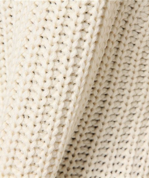 KOBE LETTUCE（コウベレタス）の「女性らしさがいっぱい詰まったゆるっとこなれknit！フレアデザインざっくりニットトップス/レディースセーター[C2934]神戸レタス（ニット/セーター・レディース・オフホワイト/ネイビー/ダークグリーン/ボルドー/ブラック・FREE）」の10枚目の写真