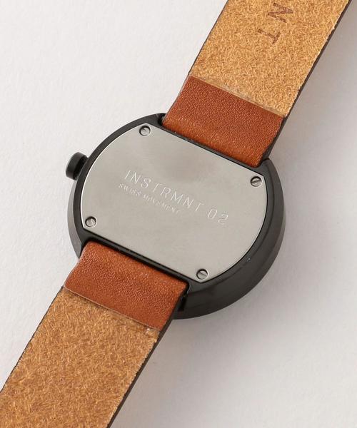 INSTRMNT 02 WATCH 腕時計 レザーベルト Steven Alan（スティーブンアラン）の「＜INSTRMNT＞ 02/ｳｫｯﾁ