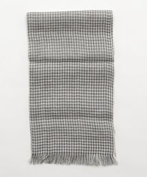 ARIANNA: リネン ギンガムチェック ストール