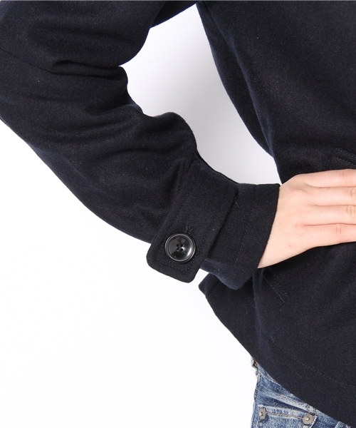 WHO'S WHO gallery（フーズフーギャラリー）の「ショートダッフル（ダッフルコート・レディース・ネイビー/キャメル/ブラック・FREE）」の7枚目の写真