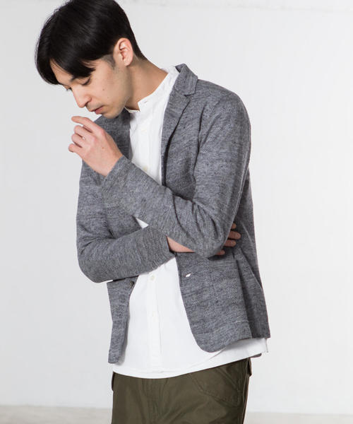 うさぎ新品❗️グリーンレーベルリラクシング　コットンカーディガンジャケット new082401_GLW010_f-560x700.jpg
