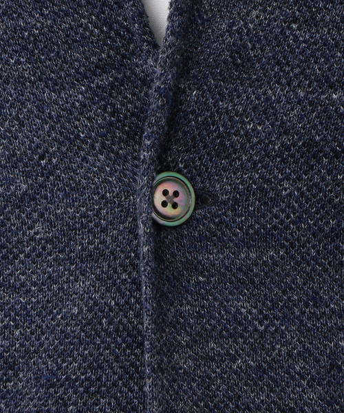 green label relaxing(グリーンレーベルリラクシング)の「NM ◎リネンノッチ カーディガン / ジャケット ◆(カーディガン/ボレロ・メンズ・ターコイズブルー/ネイビー/グレー/ロイヤルブルー/コバルトブルー/ダークグレー・M/S/XL/L)」の15枚目の写真